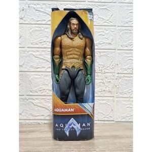 Aquaman Action Figure with Gold and Green Armor NWT